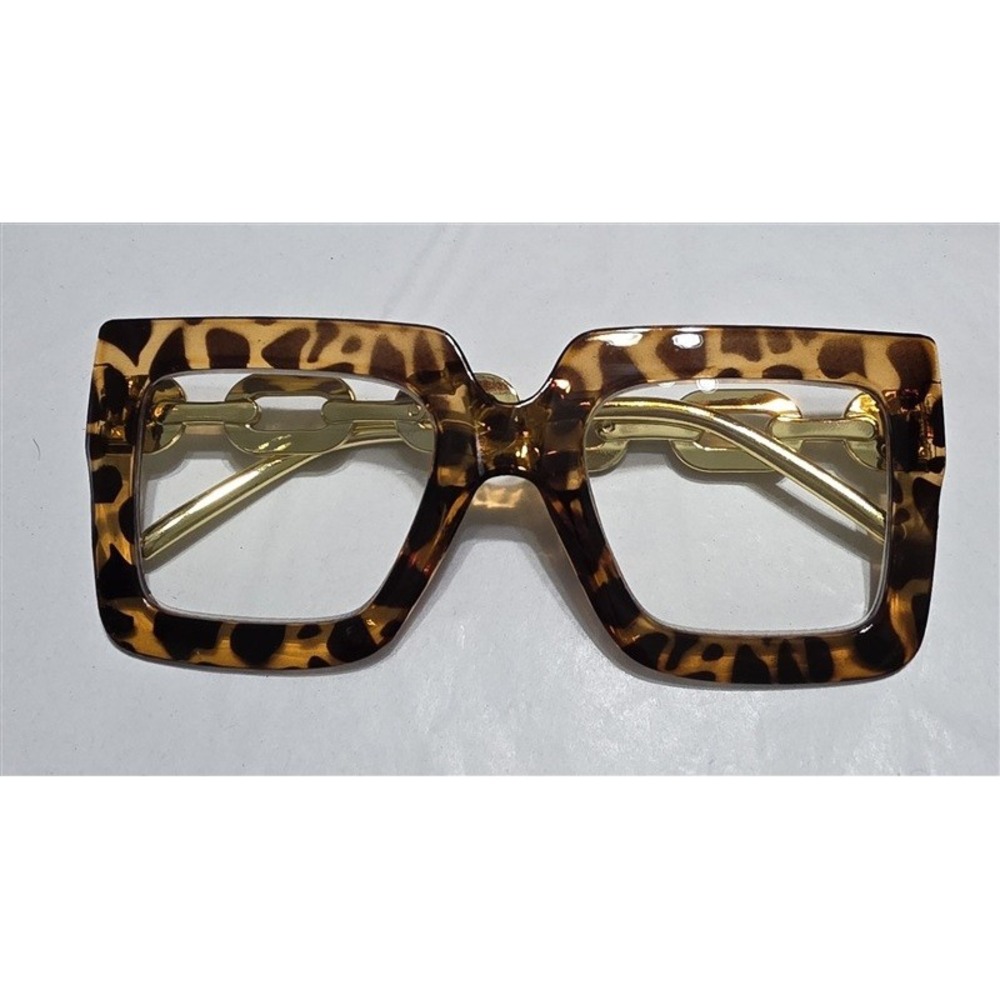NWT EyeKepper 2.0 Square Cat Eye Animal Chain Arm Readers Reading Glasses 135441
